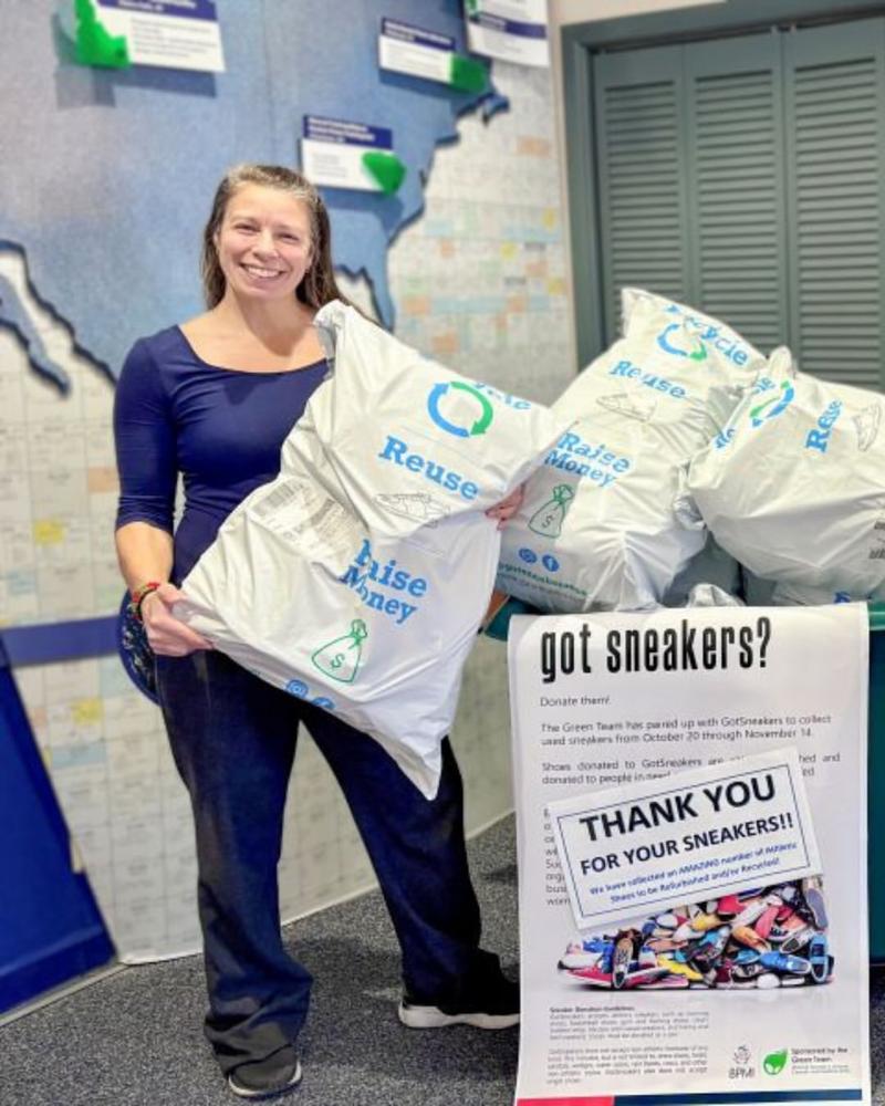 Corporate sneaker drive