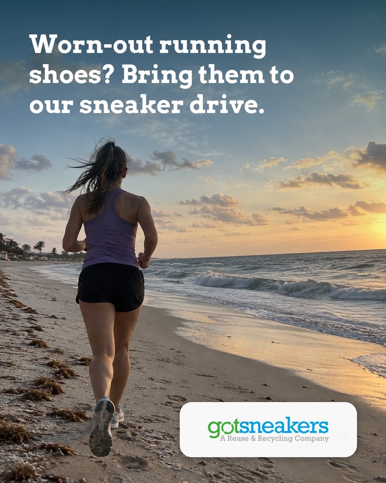 GotSneakers Beach Run sneaker drive post
