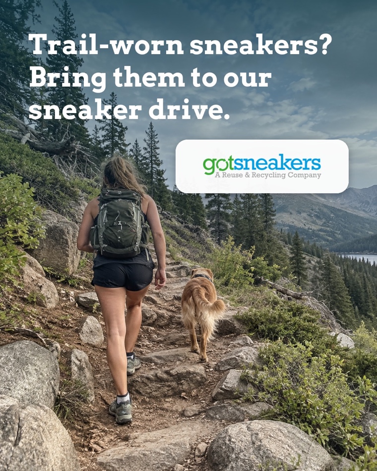 GotSneakers Trail Dog sneaker drive post